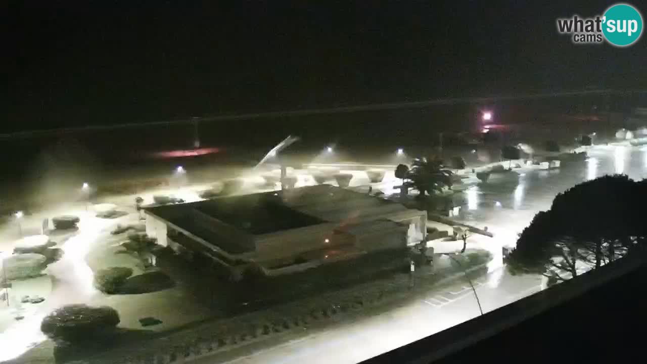 The beach of Bibione webcam – Italy