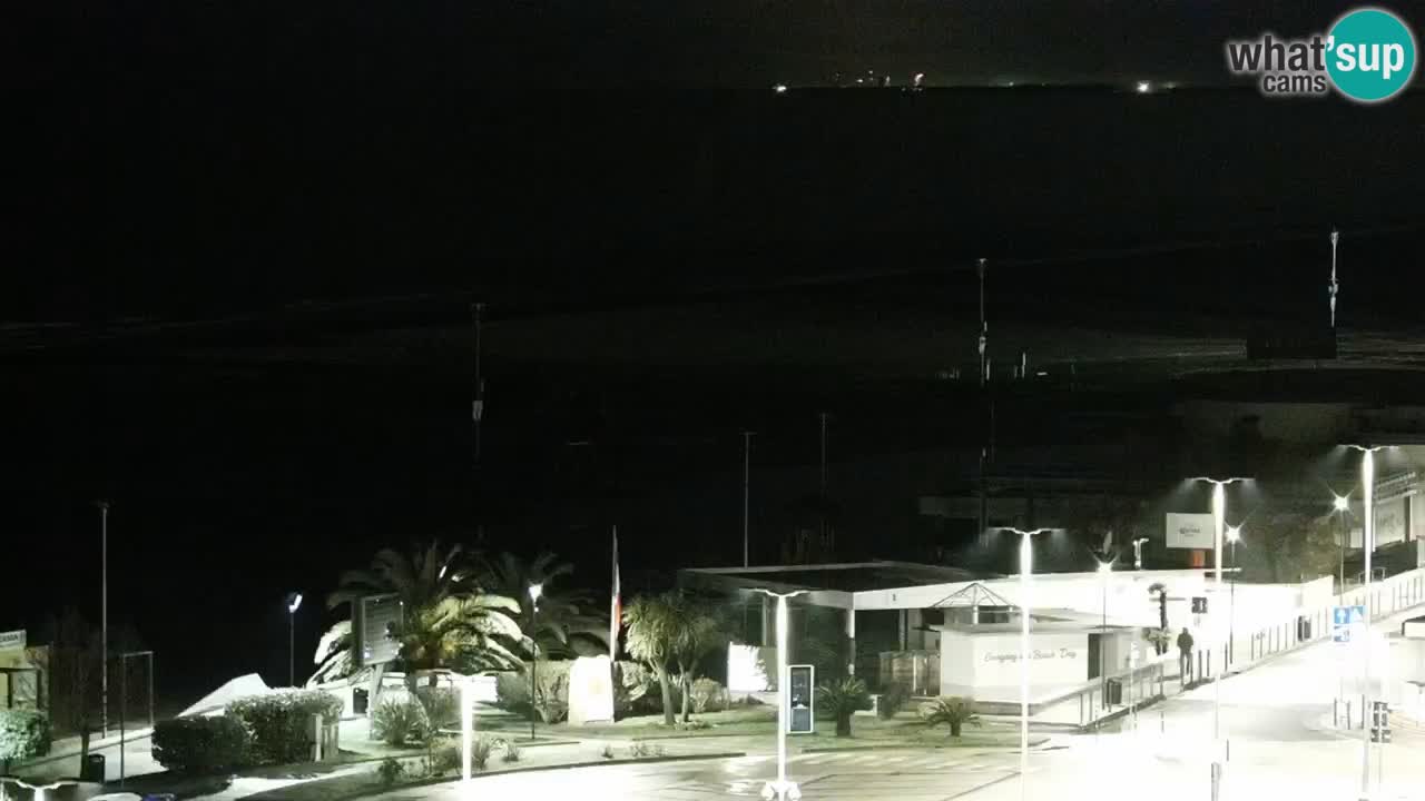 Plaža Bibione Spletna kamera – Italija