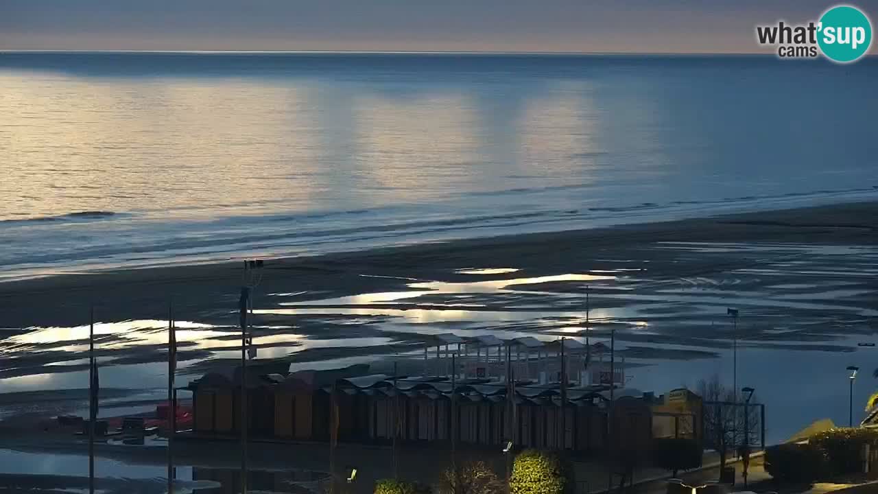 La camera en vivo de la playa de Bibione – Italia