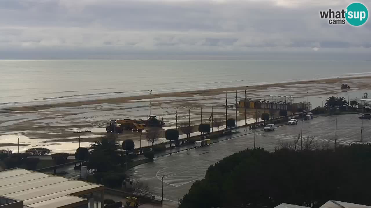 The beach of Bibione webcam – Italy
