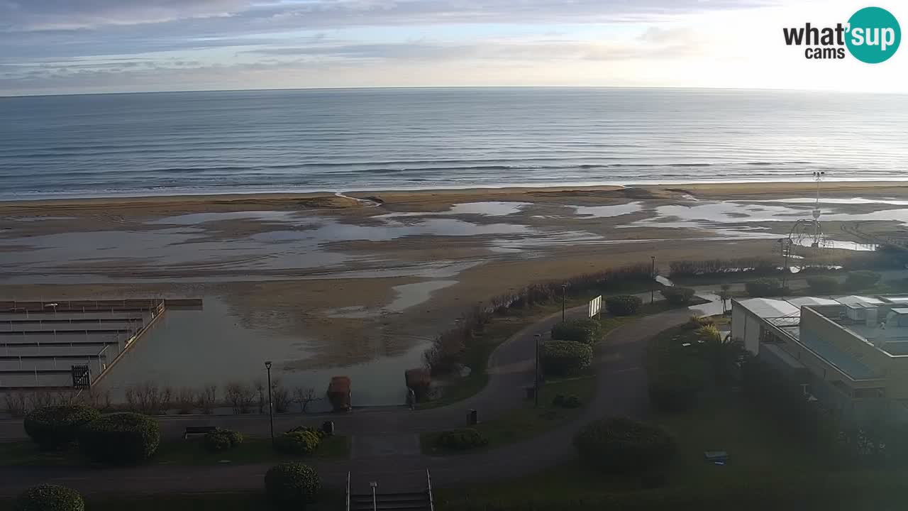 The beach of Bibione webcam – Italy
