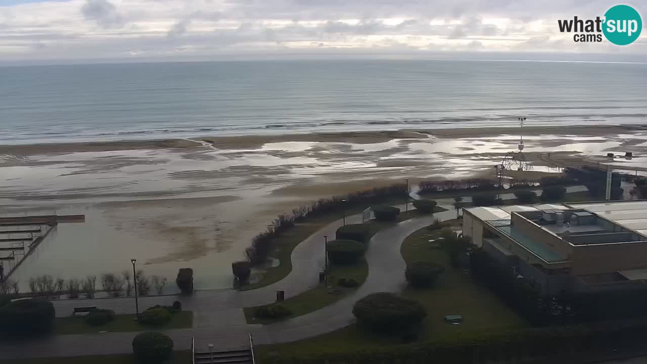 La camera en vivo de la playa de Bibione – Italia