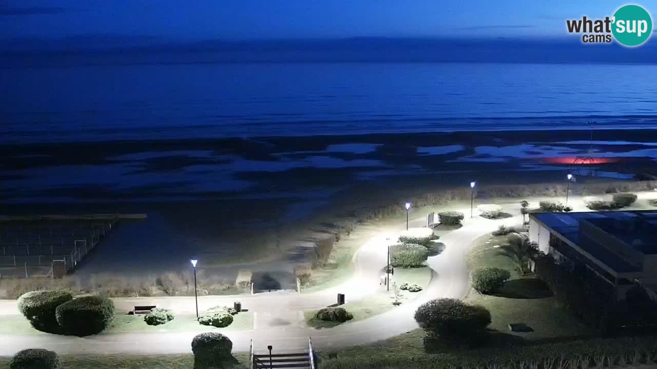The beach of Bibione webcam – Italy