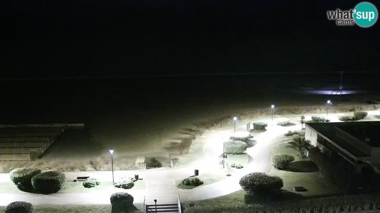 The beach of Bibione webcam – Italy