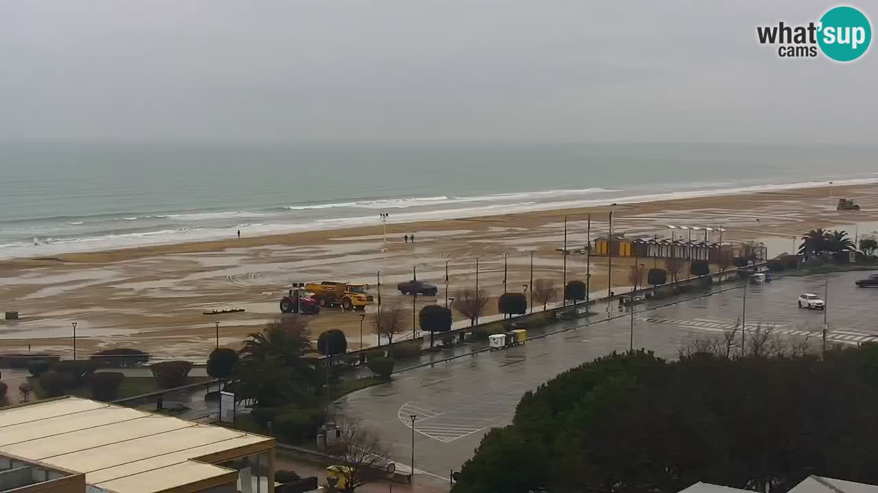 The beach of Bibione webcam – Italy