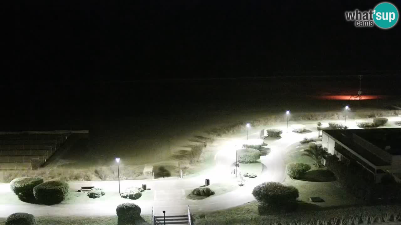 The beach of Bibione webcam – Italy