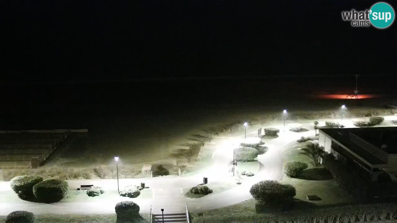 The beach of Bibione webcam – Italy