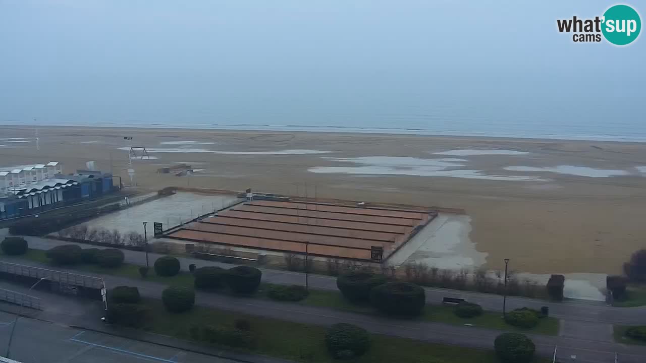 La camera en vivo de la playa de Bibione – Italia