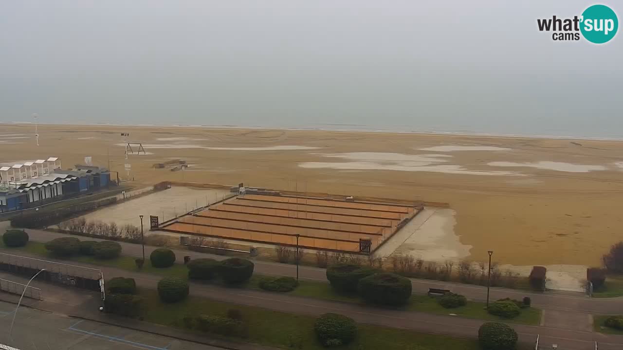 The beach of Bibione webcam – Italy