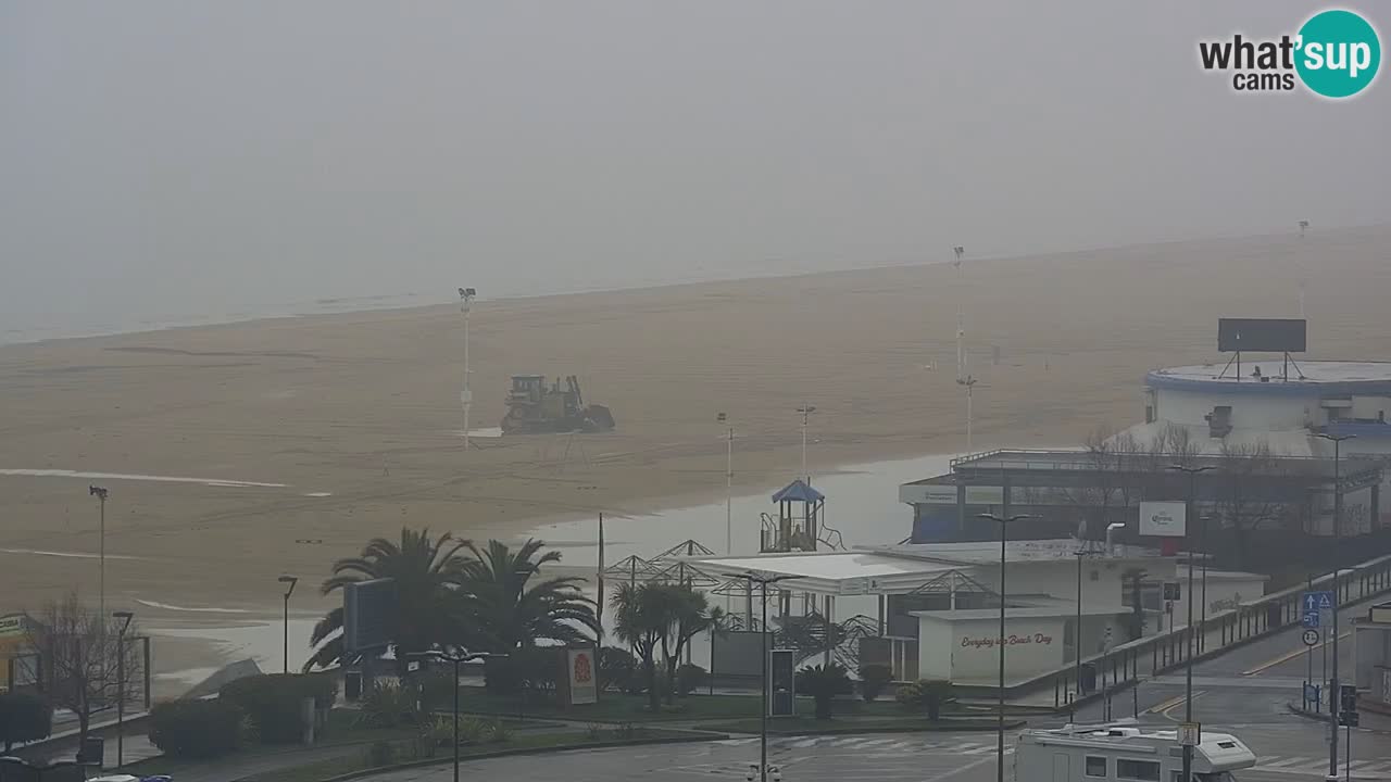 The beach of Bibione webcam – Italy
