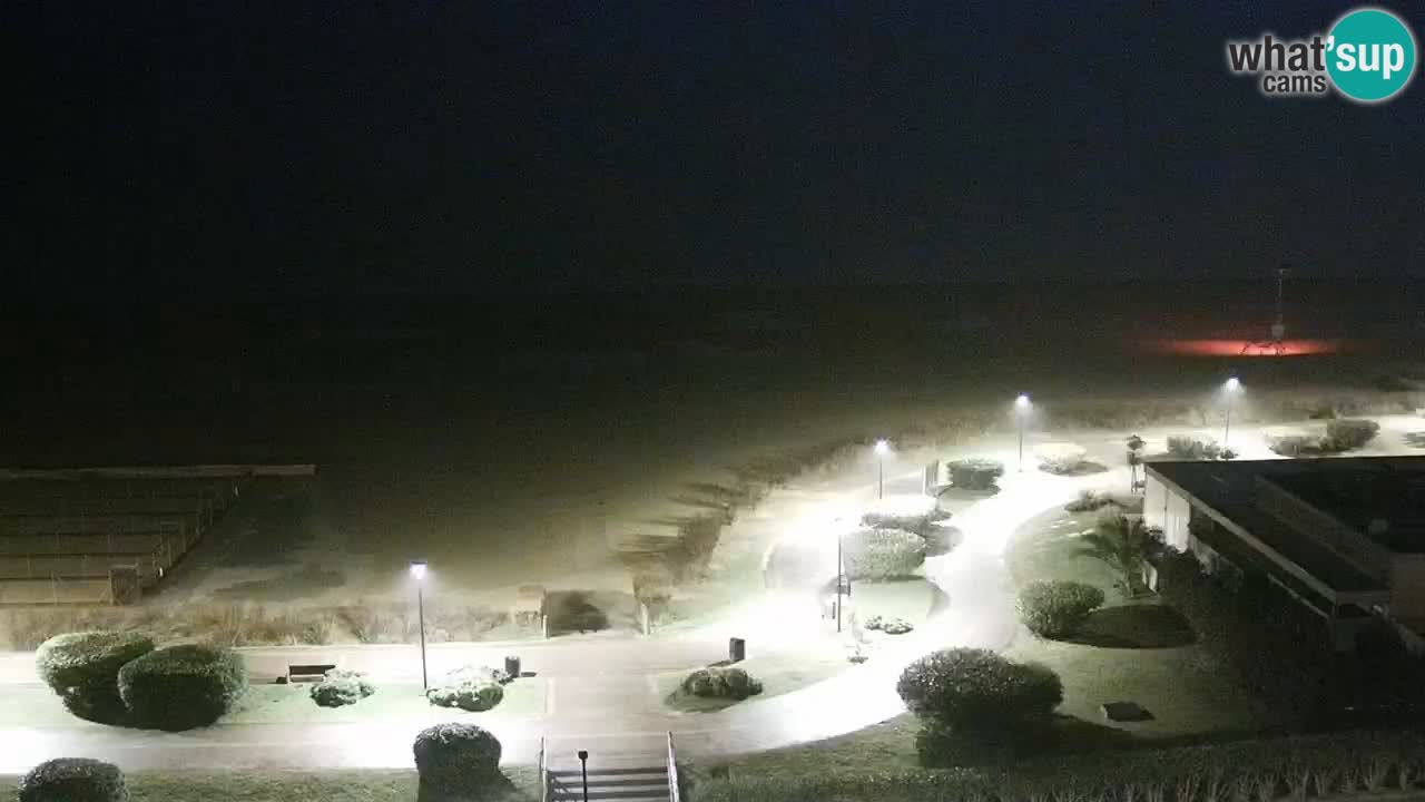 The beach of Bibione webcam – Italy