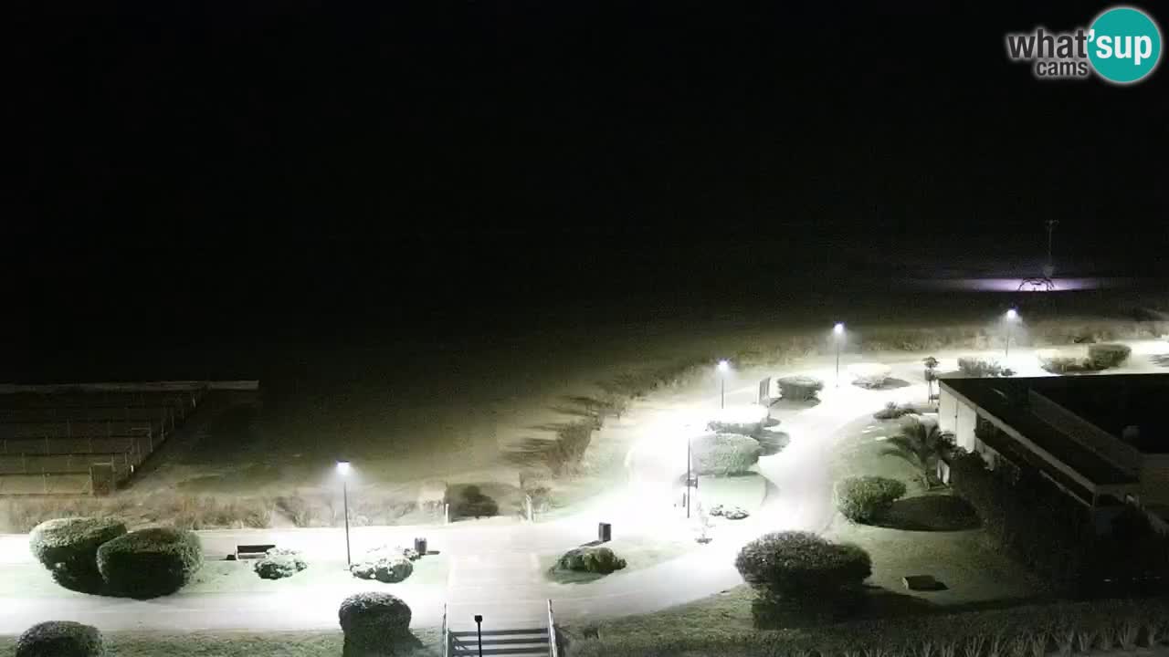 La spiaggia di Bibione webcam live e piazzale Zenit