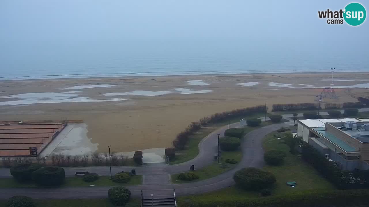 The beach of Bibione webcam – Italy