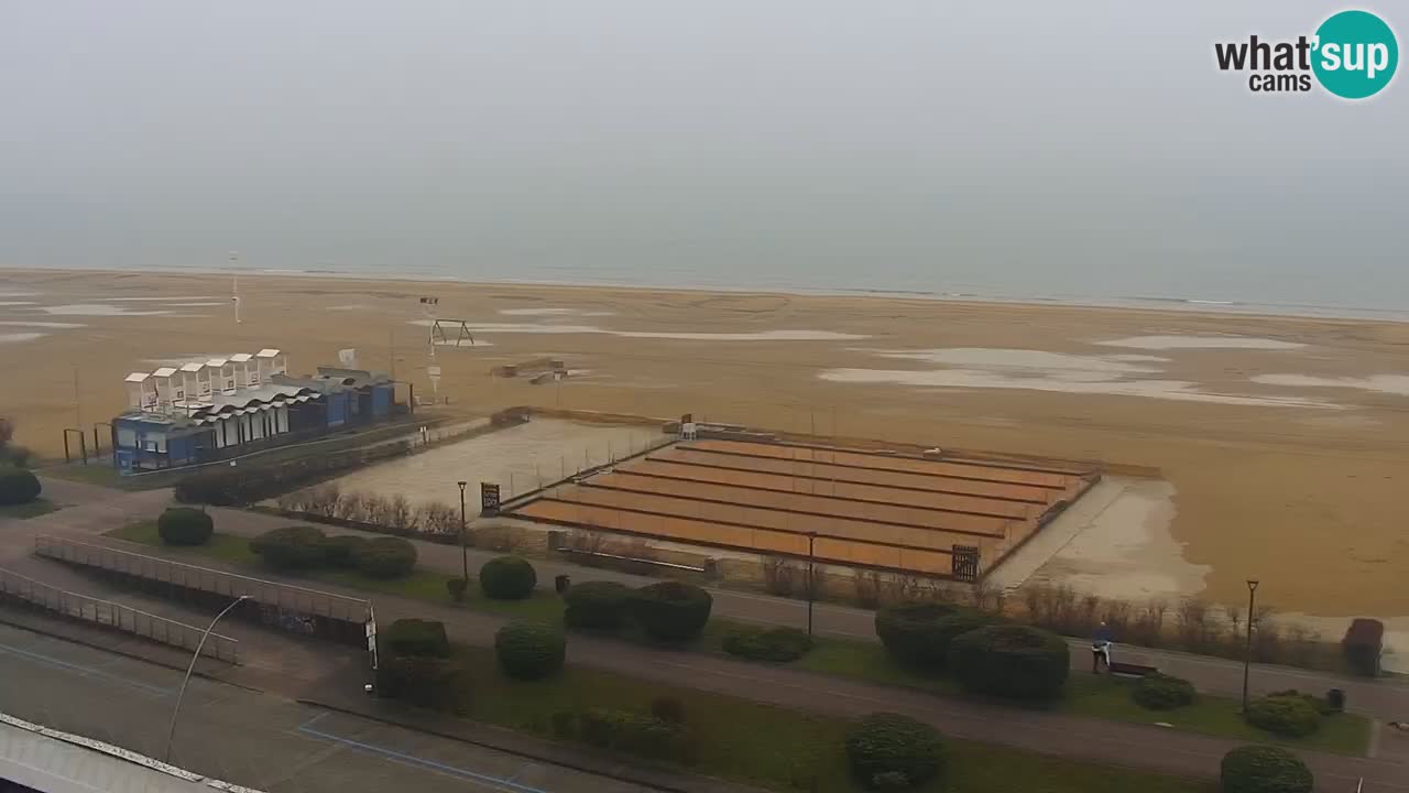 The beach of Bibione webcam – Italy