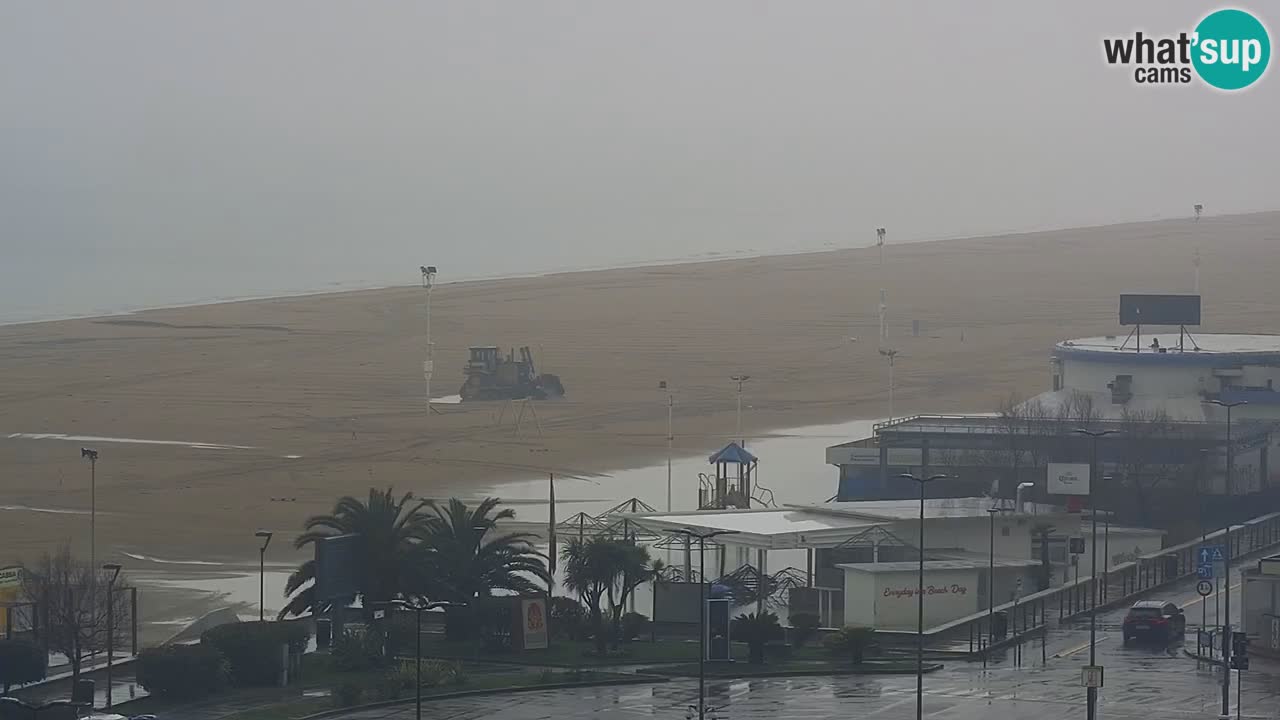 The beach of Bibione webcam – Italy