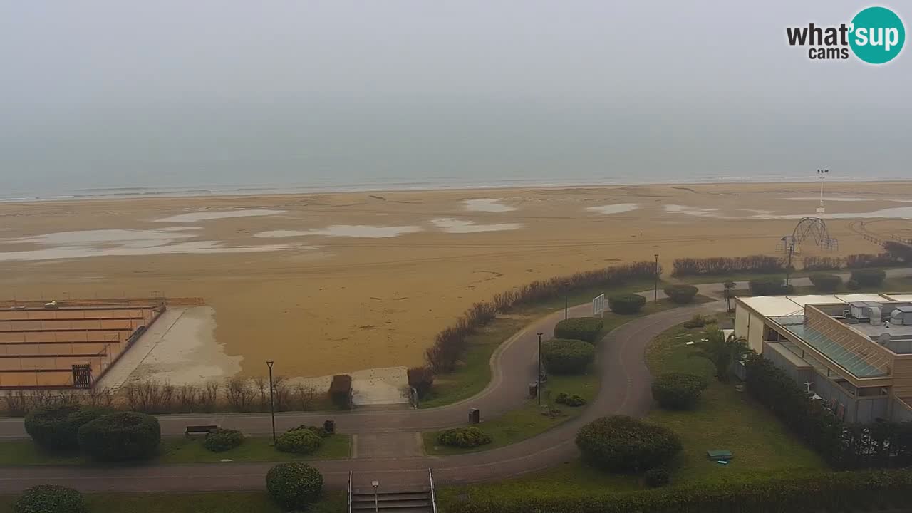 The beach of Bibione webcam – Italy