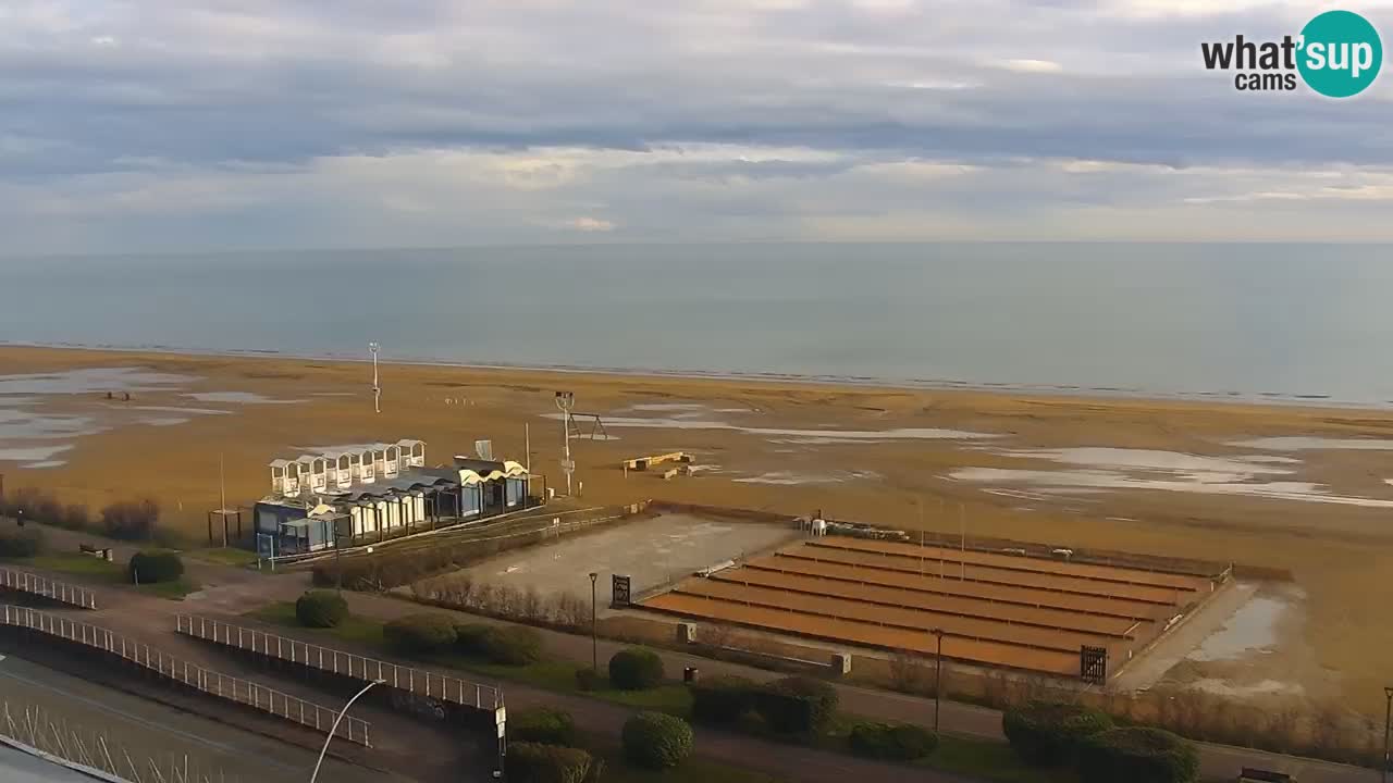 La camera en vivo de la playa de Bibione – Italia