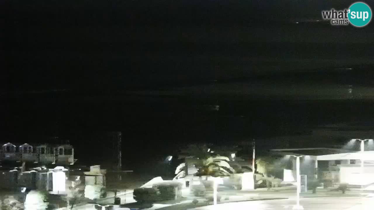 The beach of Bibione webcam – Italy