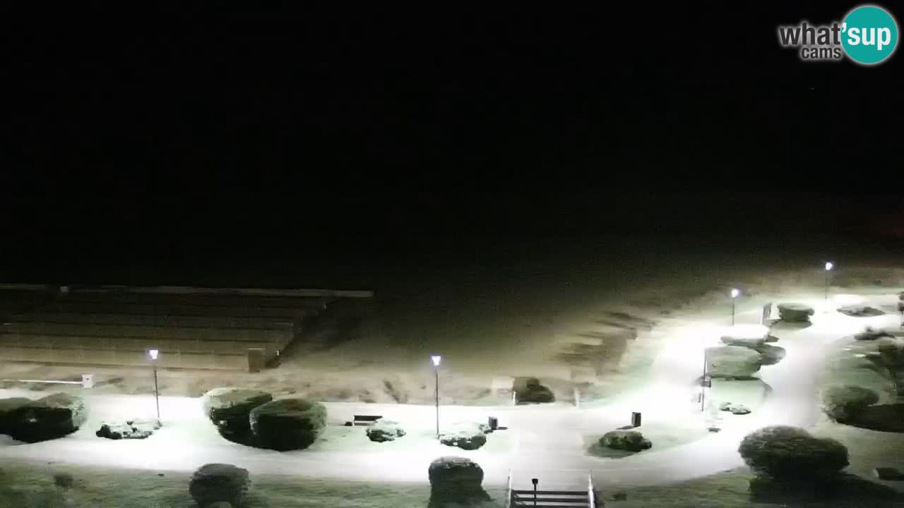 The beach of Bibione webcam – Italy