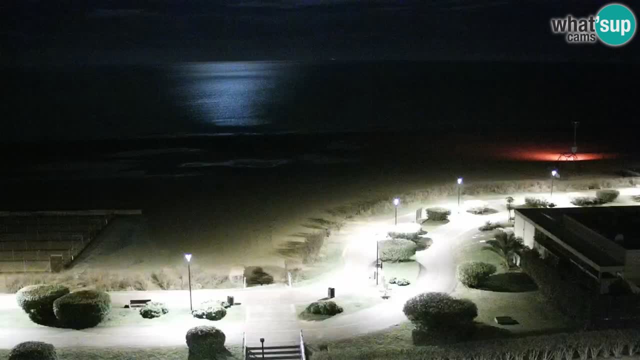 La camera en vivo de la playa de Bibione – Italia