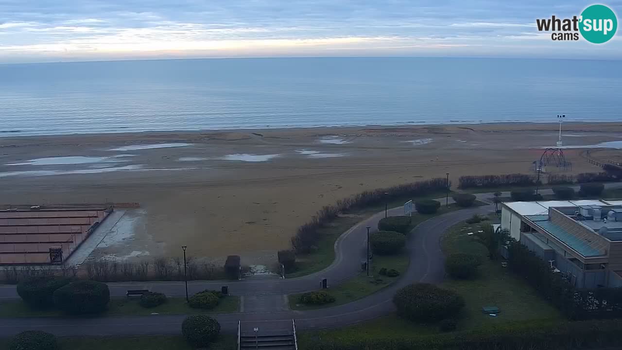 The beach of Bibione webcam – Italy