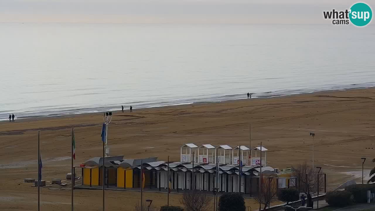 The beach of Bibione webcam – Italy