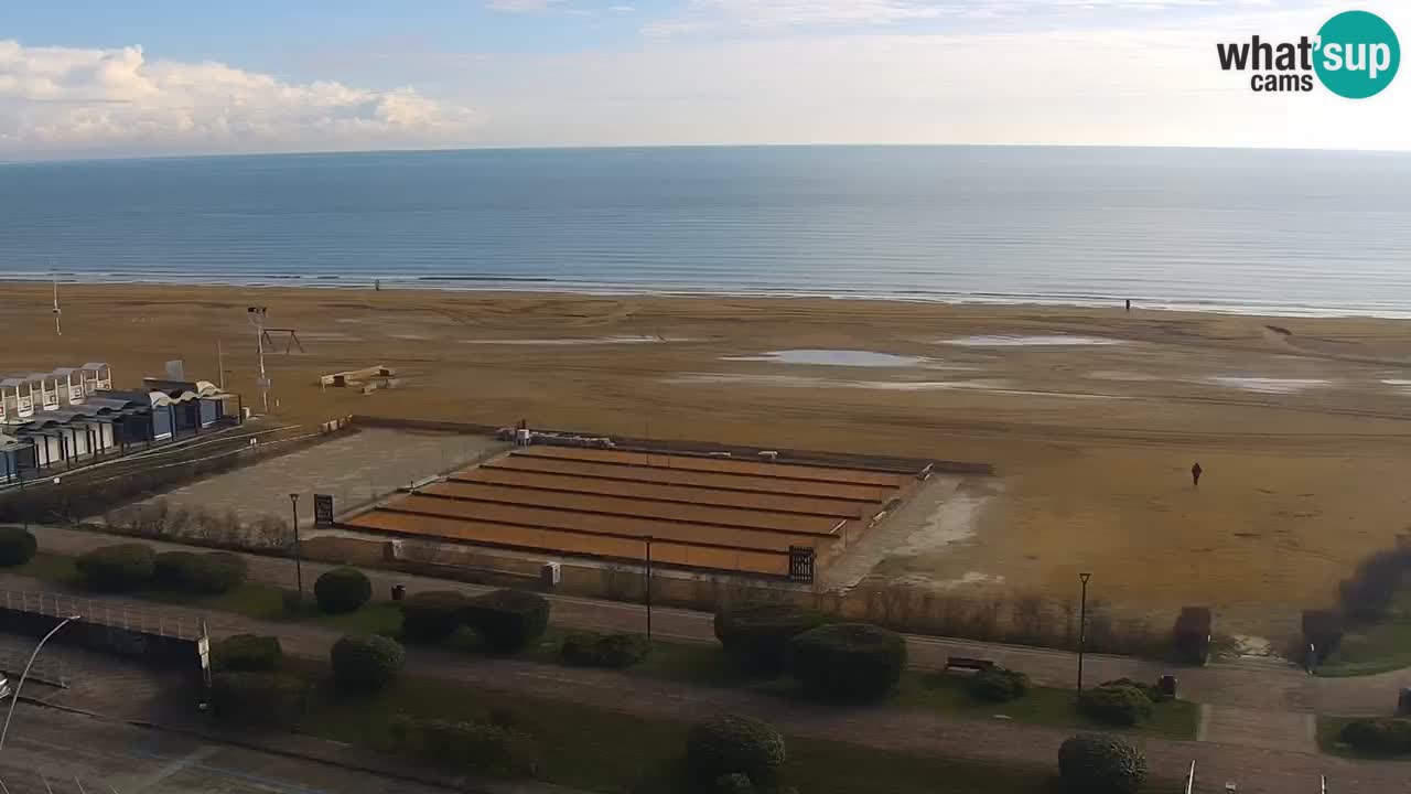 The beach of Bibione webcam – Italy