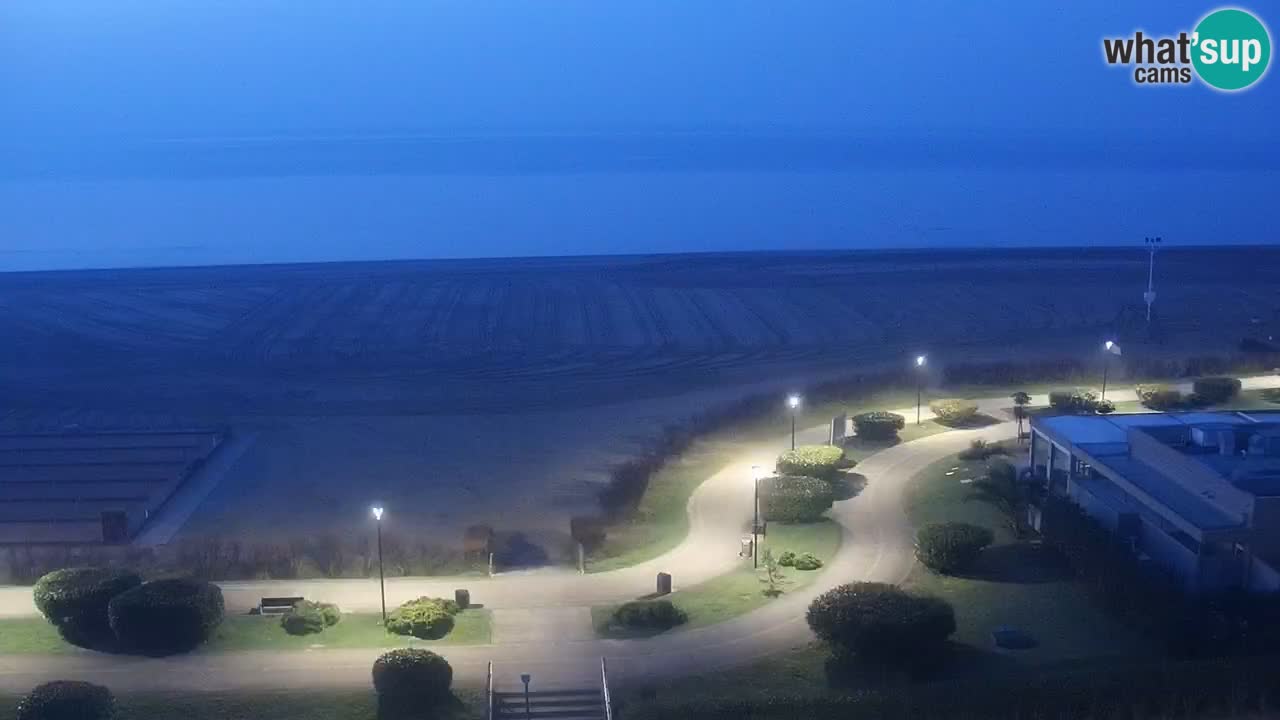 The beach of Bibione webcam – Italy