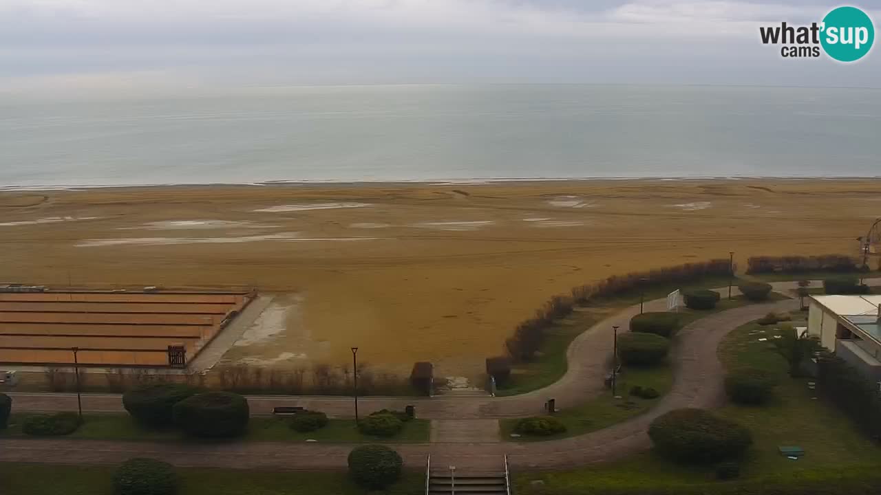 The beach of Bibione webcam – Italy