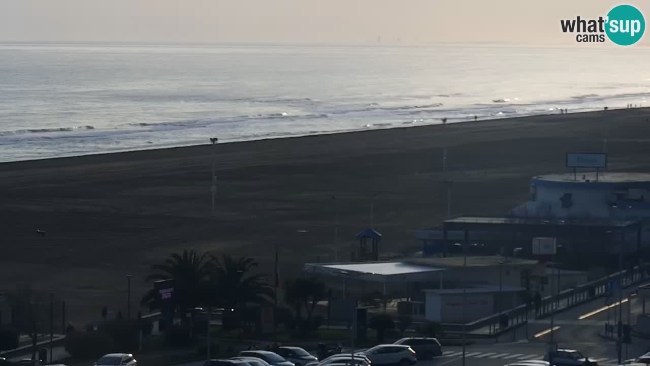 The beach of Bibione webcam – Italy