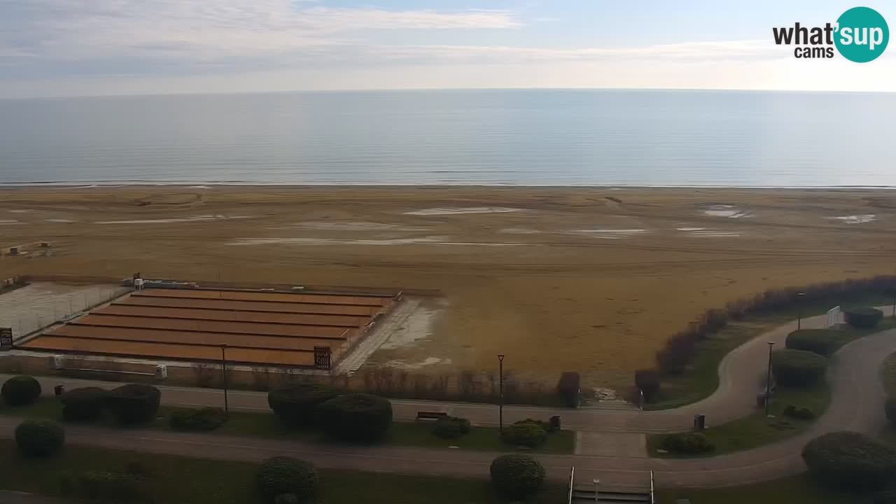 The beach of Bibione webcam – Italy