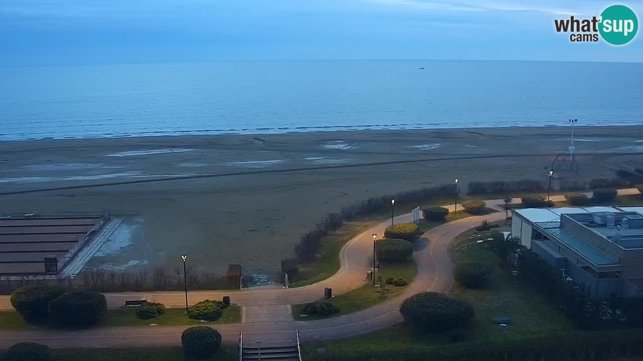 The beach of Bibione webcam – Italy