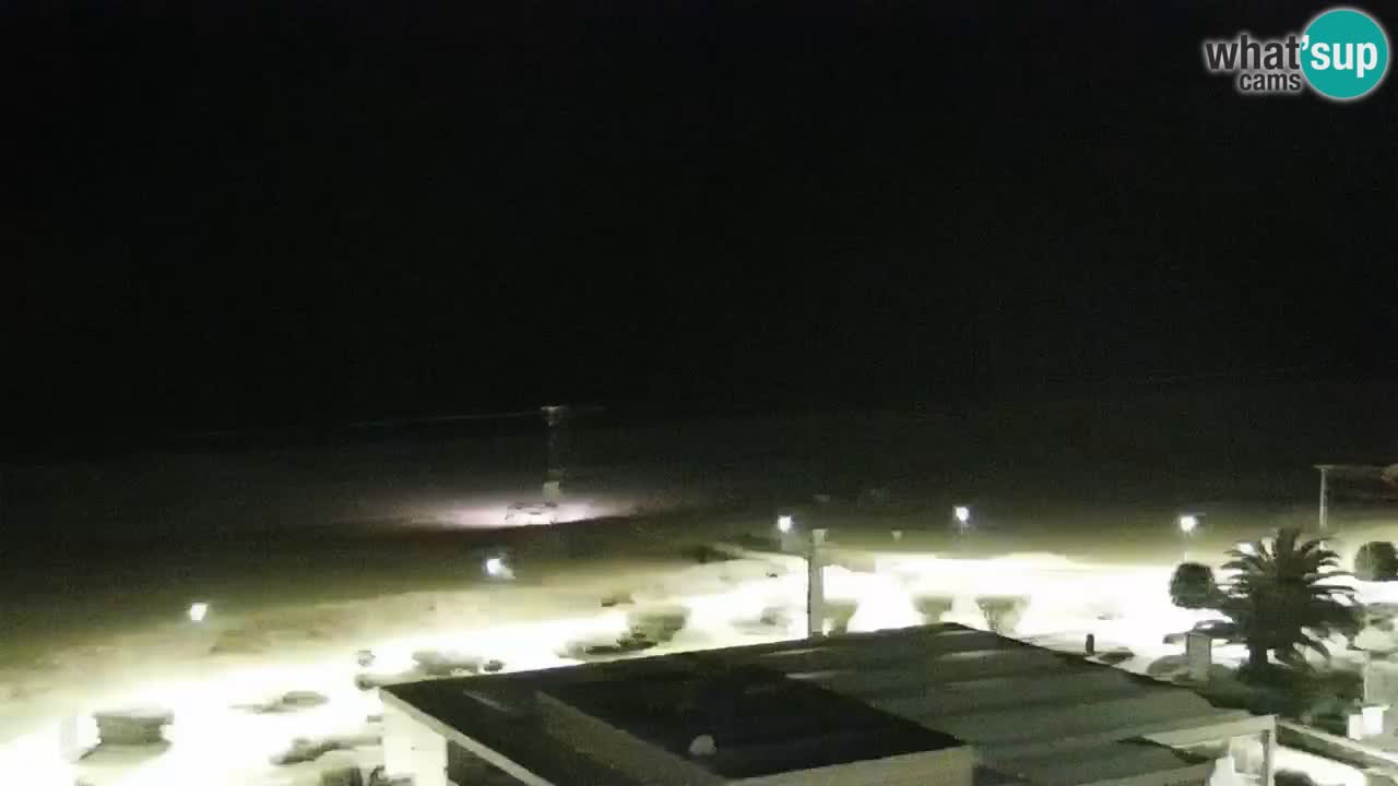 The beach of Bibione webcam – Italy