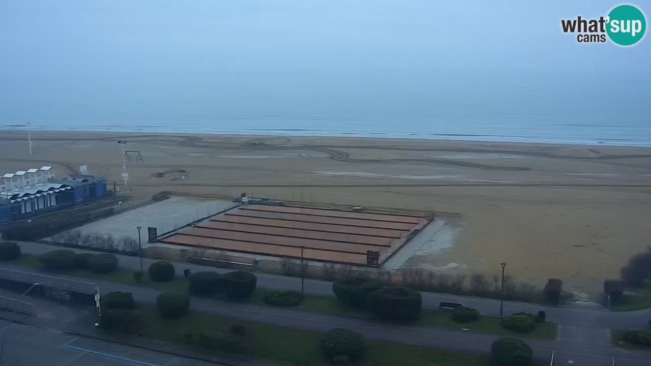 La camera en vivo de la playa de Bibione – Italia