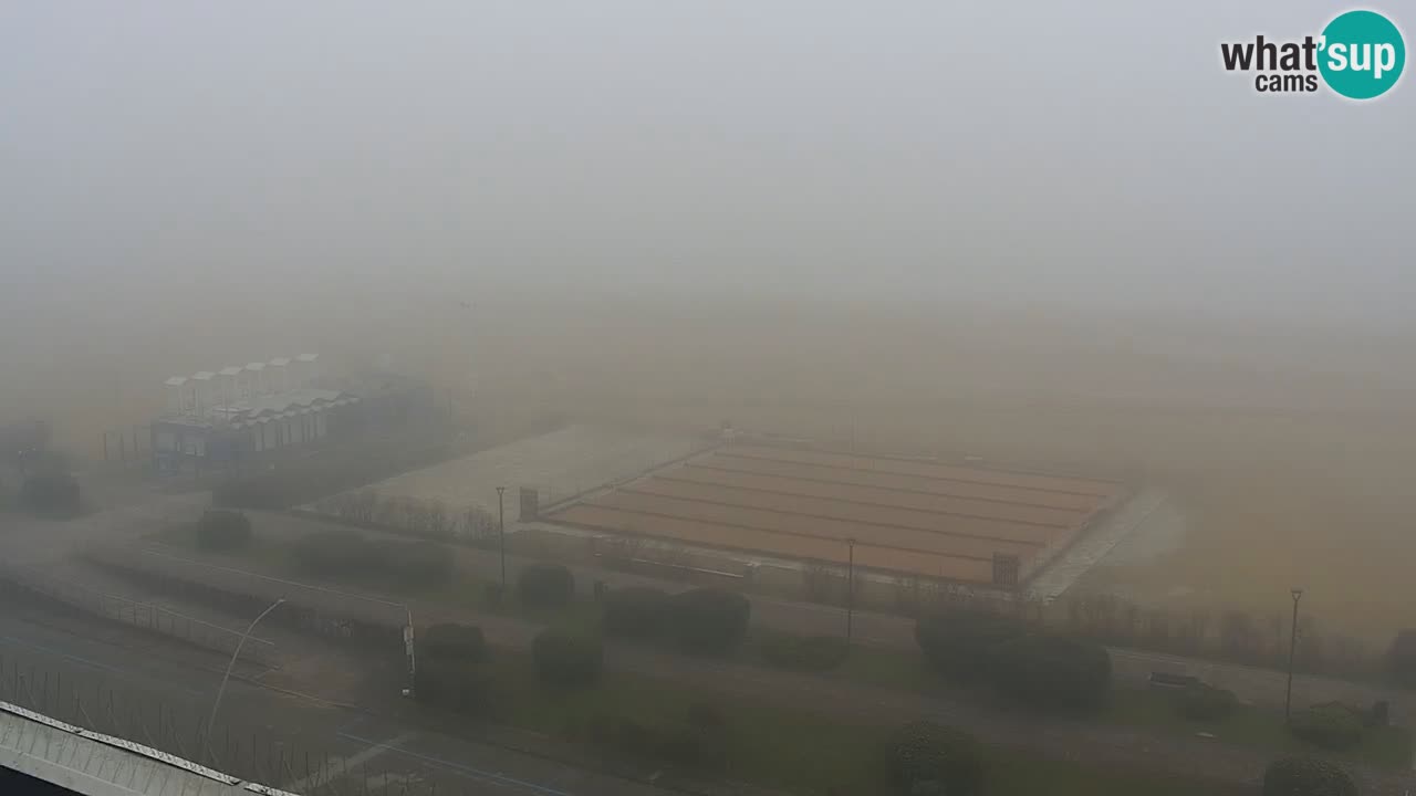 La spiaggia di Bibione webcam live e piazzale Zenit