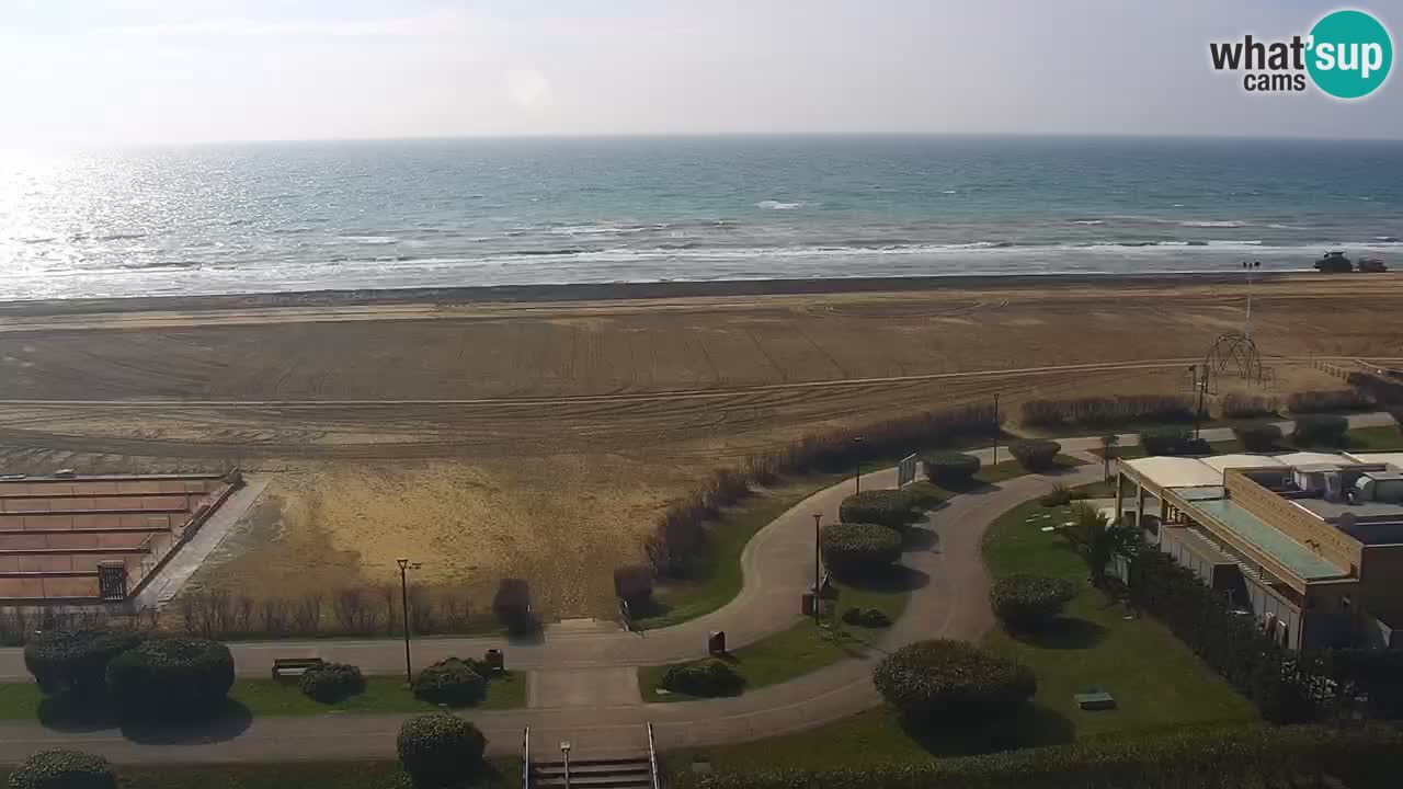 The beach of Bibione webcam – Italy