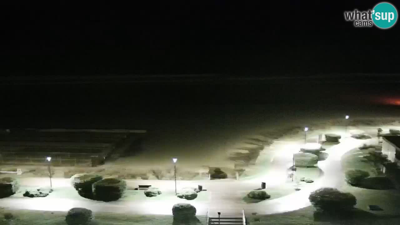 The beach of Bibione webcam – Italy