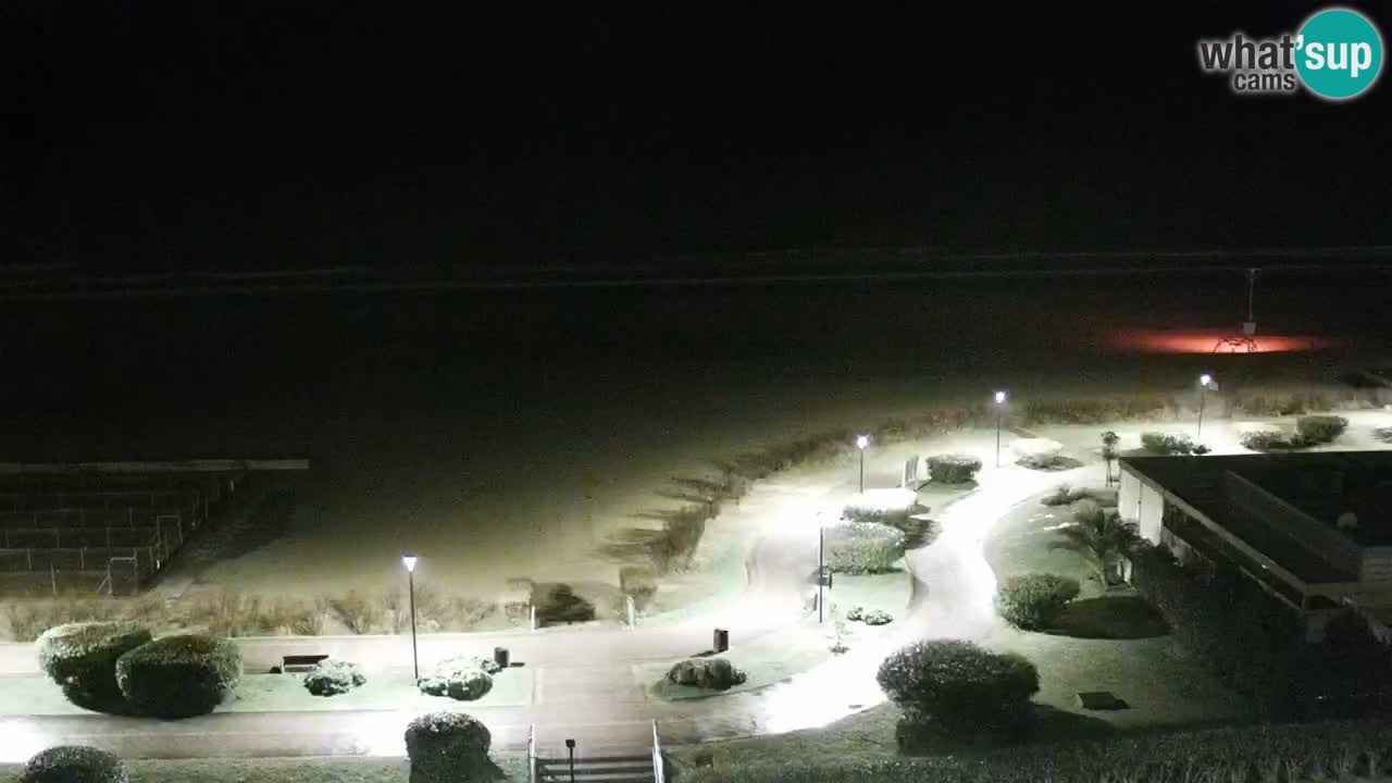 The beach of Bibione webcam – Italy