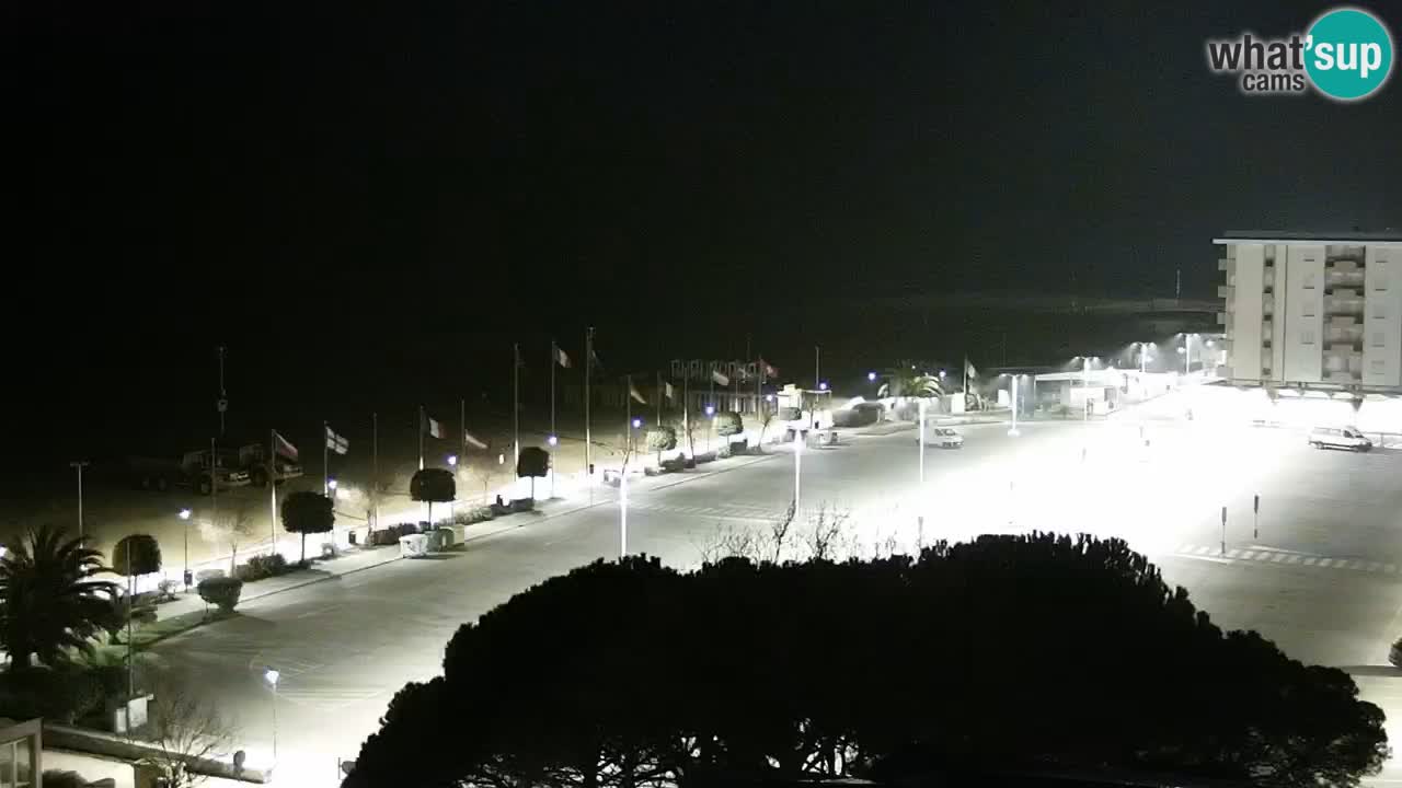 The beach of Bibione webcam – Italy