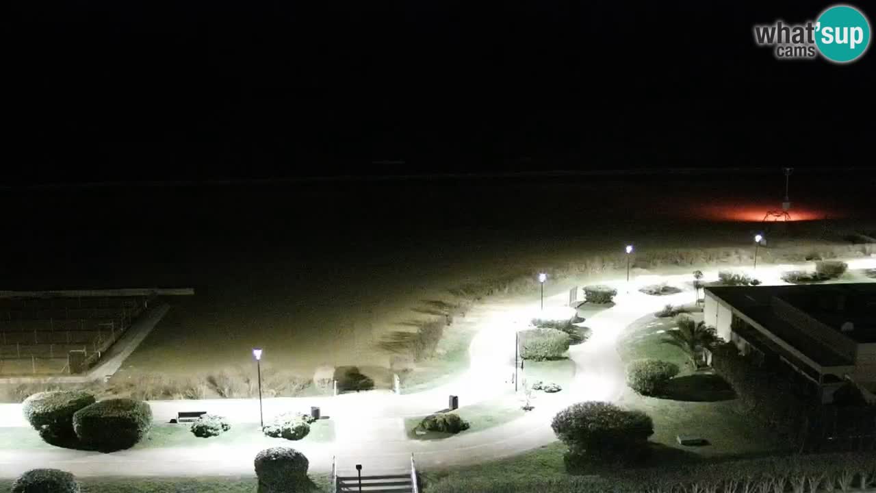 The beach of Bibione webcam – Italy