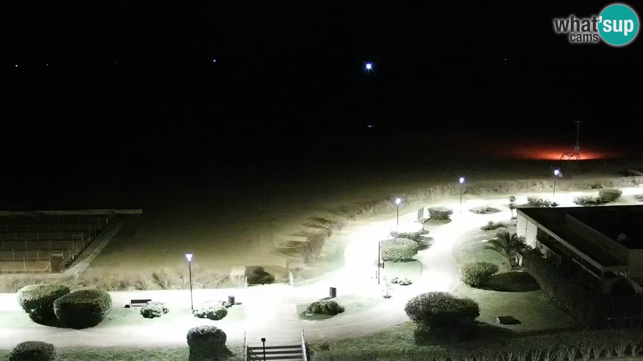 The beach of Bibione webcam – Italy