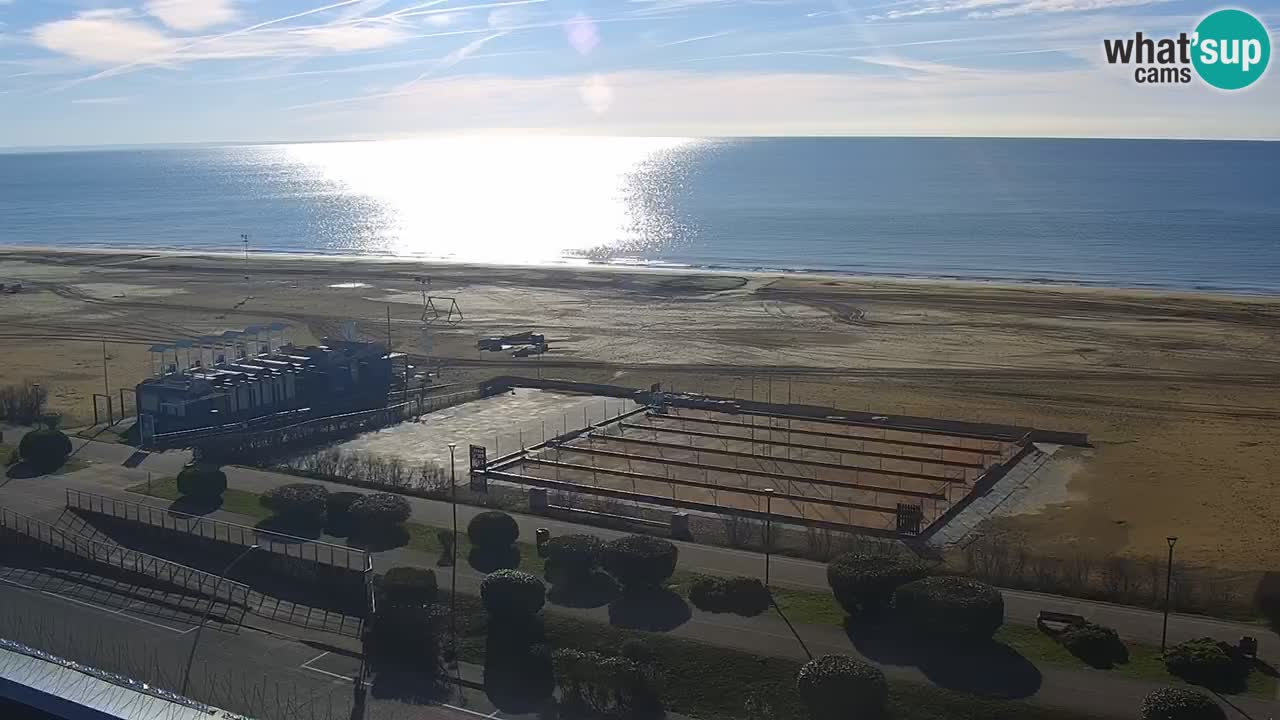 La camera en vivo de la playa de Bibione – Italia