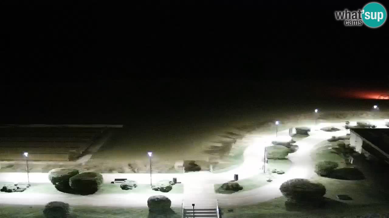 La spiaggia di Bibione webcam live e piazzale Zenit