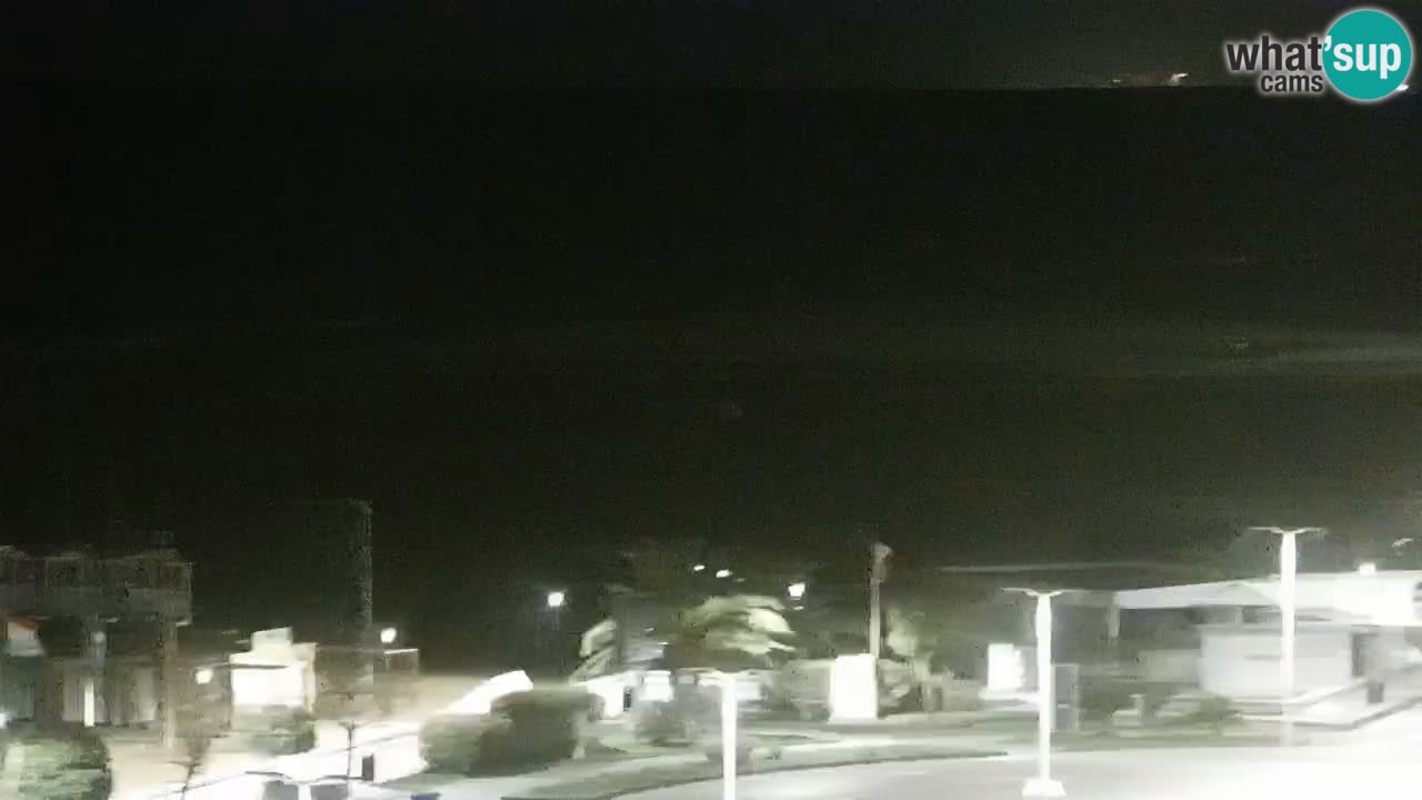 La spiaggia di Bibione webcam live e piazzale Zenit