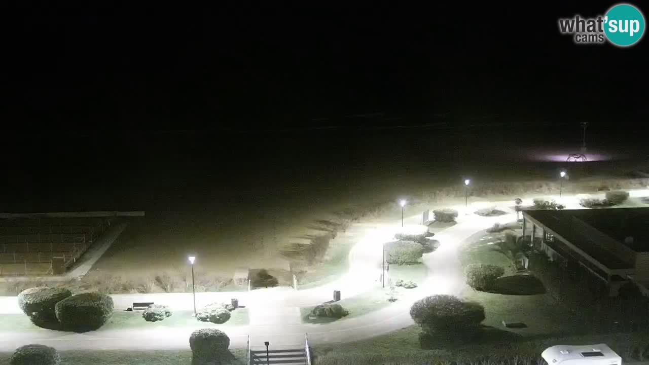 The beach of Bibione webcam – Italy