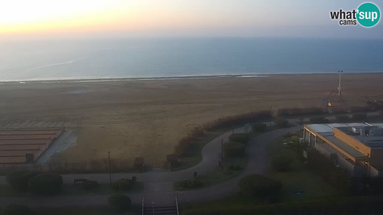 The beach of Bibione webcam – Italy