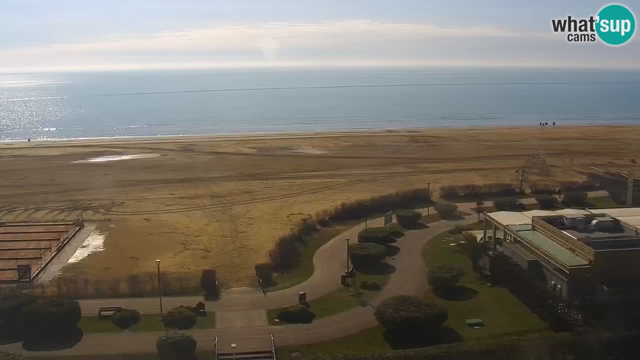 The beach of Bibione webcam – Italy