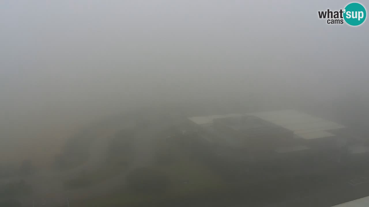 La spiaggia di Bibione webcam live e piazzale Zenit