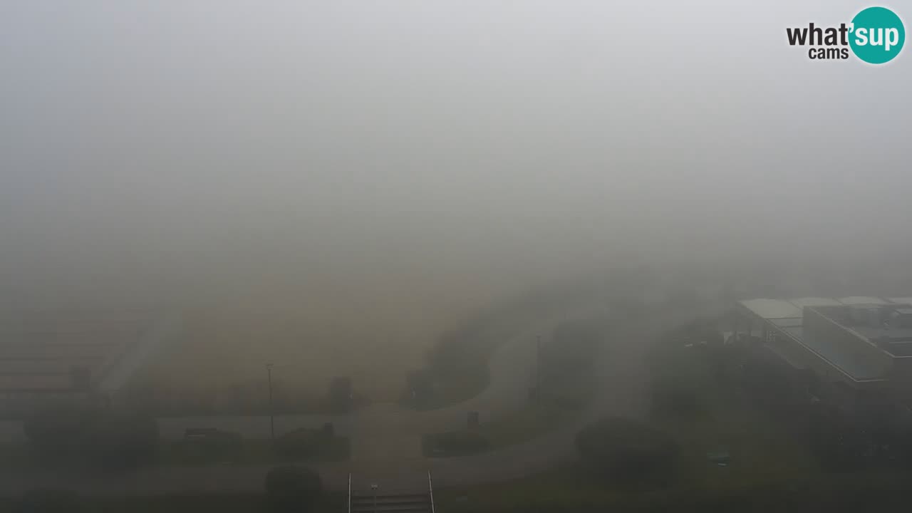 La spiaggia di Bibione webcam live e piazzale Zenit