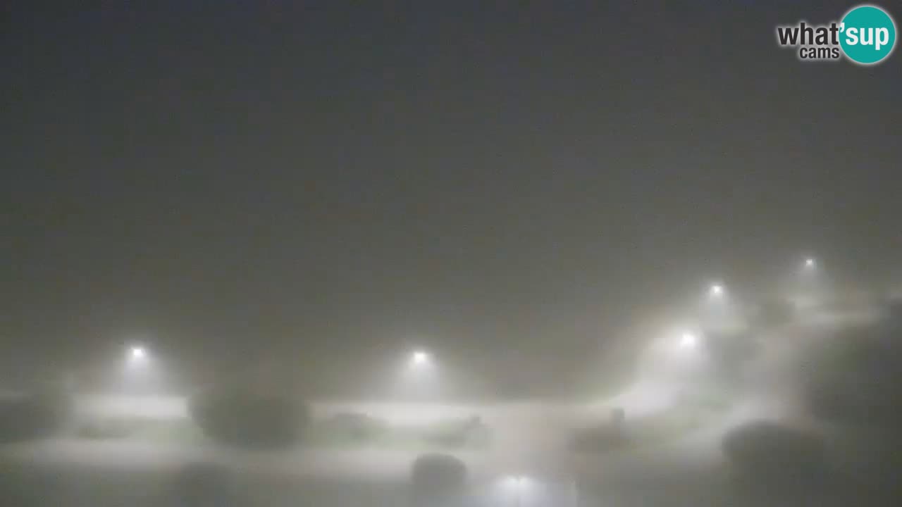 La spiaggia di Bibione webcam live e piazzale Zenit